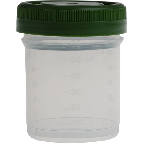 Bouteille de laboratoire, RS PRO, 60ml, en PP, à Col Large ( Prix pour Paquet de 10 ) (1/3)