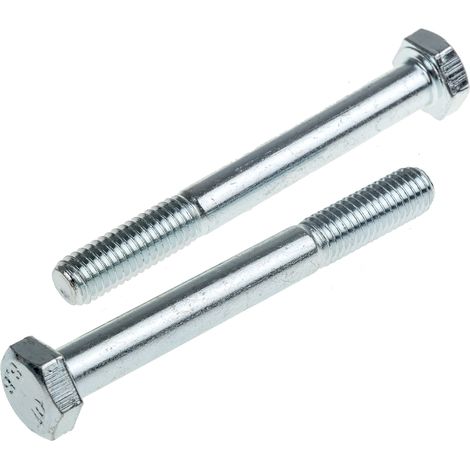Vis à tête hexagonale, Acier Passivé, zinc, M8 x 70mm ( Prix pour Boîte de 50 )