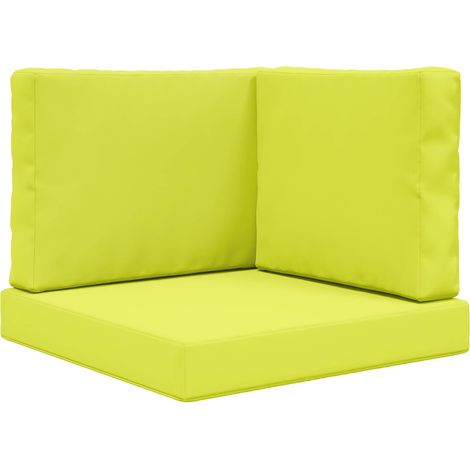 Maison Exclusive - Sofakissen für draußen 3 pcs Grün Polyester