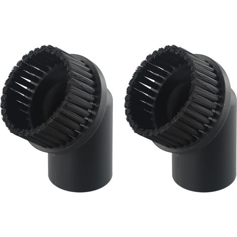 2 Pièces d'aspirateur Tête de Brosse Ronde en polypropylène Diamètre intérieur 44 mm pour aspirateurs industriels (1/4)