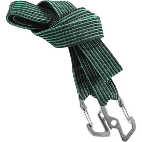 Tendeurs de moto Corde élastique réglable, corde élastique crochetée, corde de liaison pour sports de plein air, fixation de bagages, diverses occasions (1/5)