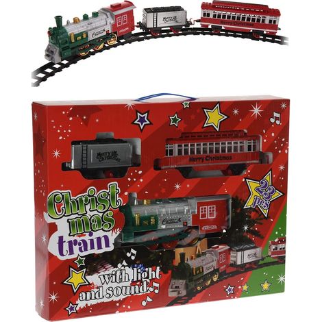 Tren de navidad, con luces y sonido. (1/2)