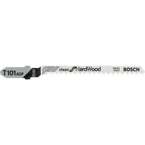 Bosch T 101 Aof Special for Laminate Jigsaw Blades - 2 608 634 233, Pack of 5