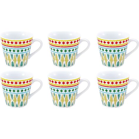 Set 6 Tazzine Caffè in Ceramica Senza Piattini Grace (1/2)