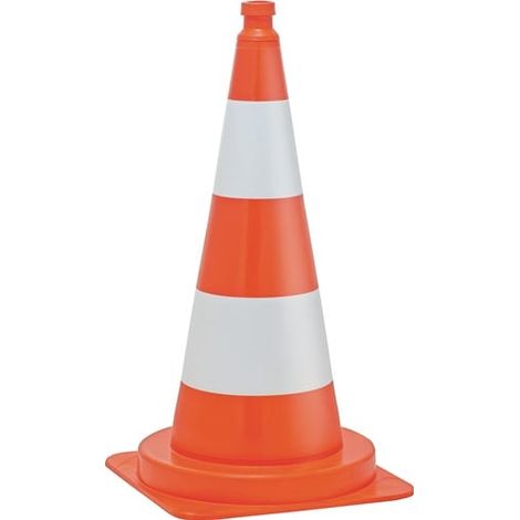 Cono  de  tráfico  H.745  mm  apilable  3,4  kg  40x40  cm  -  400.000021.00.00 (1/2)