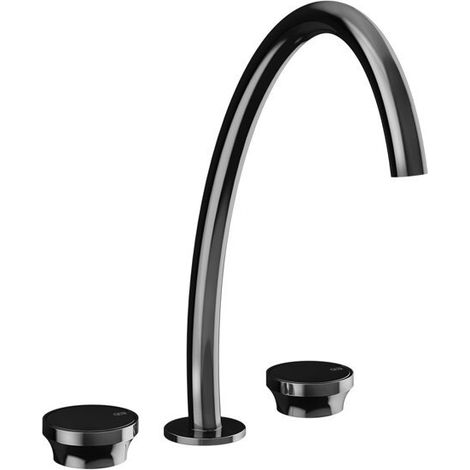Gessi Origini 3-Loch Waschtischarmatur, hohe Version, ohne