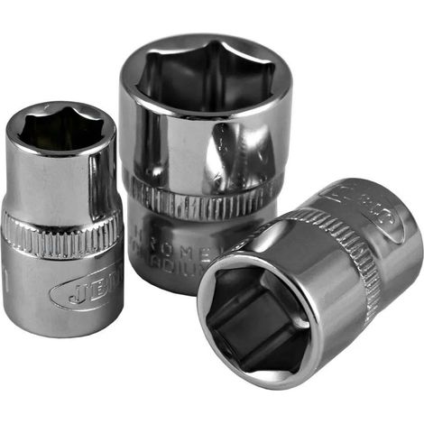 Chiave a bussola jbm 3/8 11 mm design 6 punti cromo