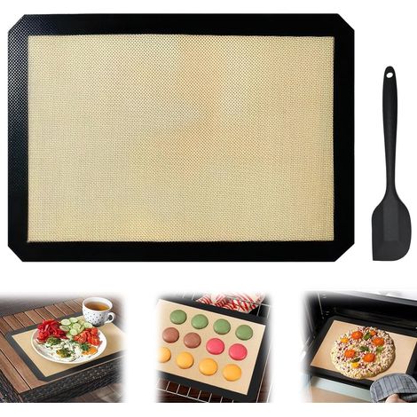 Silicone Baking Mat for Oven 29.5 x 42 cm and Spatula, Non-Stick (1/5)