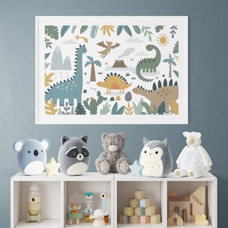 Poster / Affiche enfants - Dinosaures - 50x75 cm (1/3)