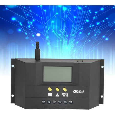 CM3024Z 30A Photovoltaik-Leistungsregler mit LCD-Stromanzeige und Solarladeregler (1/5)