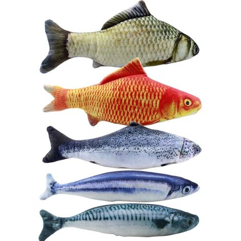 Cat Toys, Catnip Toy, Catnip Toy, Interactive Catnip Plush Fish Toy, Catnip Toy (1/3)