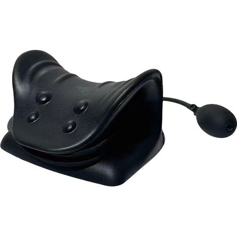 Oreiller de traction cervicale pour un sommeil réparateur et un bon alignement de la colonne cervicale (1/2)