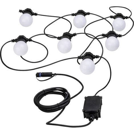 Paulmann 94165 Sistema d'illuminazione Plug&Shine Striscia LED LED (monocolore) 1.4 W Bianco caldo Bianco, Nero