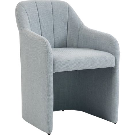 Fauteuil de Salon Moderne Confortable Fauteuil de Lecture Coussin Épais Gris (1/5)