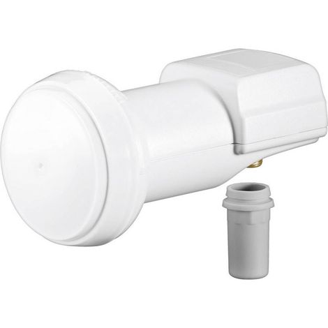 Goobay Universal Tête LNB simple Nombre dabonnés: 1 Capacité de chargement: 40 mm contacts de connexion dorés (1/4)