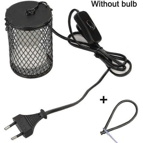 Lampe chauffante pour reptiles avec interrupteur marche/arrêt intégré. (1/5)