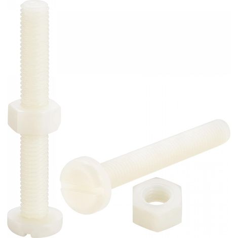M8x60mm Fente Tête Cylindrique Vis (1/4)