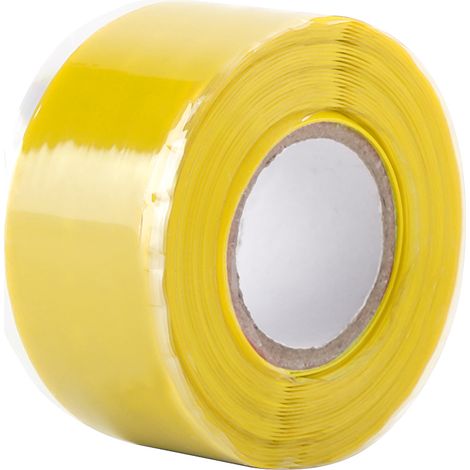 Ruban Silicone Auto-Fusionnant Étanche Isolation Câble Tuyau PVC Température Extrême 3 Mètres (1/5)