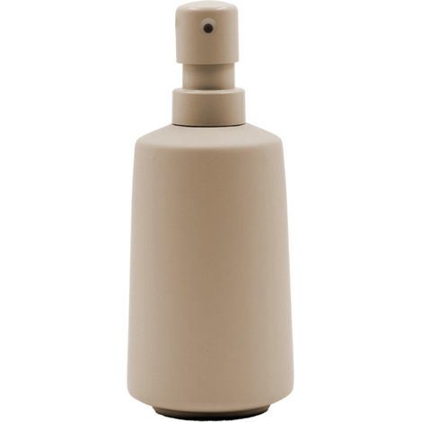Distributeur de Savon en Céramique "Ceralia" 19cm Taupe (1/2)
