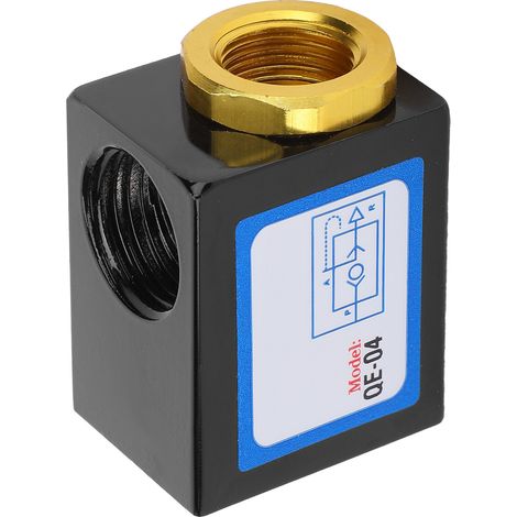 Soupape d'échappement rapide G1/2, interrupteur de commande pneumatique, équipement, fournitures industrielles en alliage QE-04 (1/5)