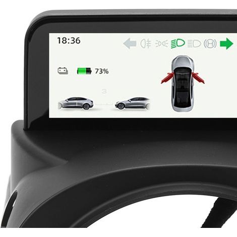 Schermo LCD HUD da 4,6 pollici per auto, tachimetro digitale, garanzia di sostituzione di 3 anni (1/5)