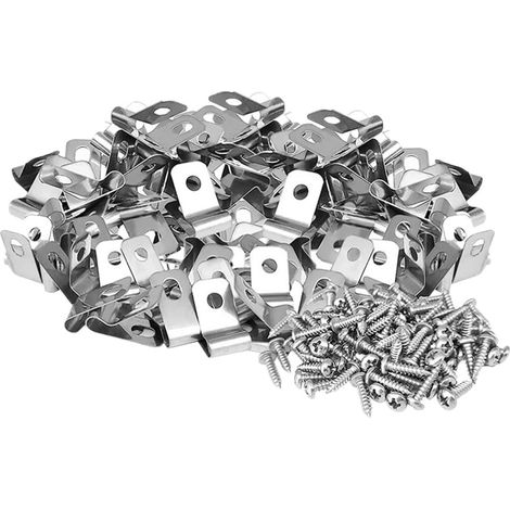 Draht Klemme Kabel Befestigung 100 Sets Zaundrahtklammern