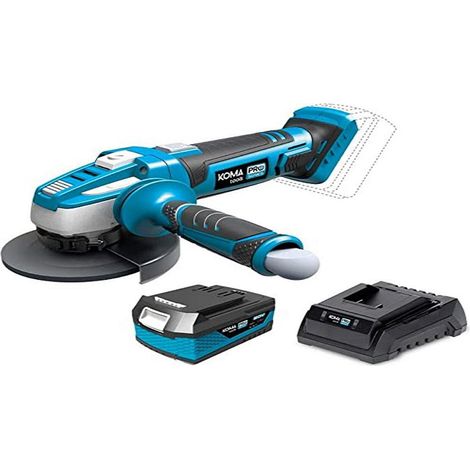 Confezione KOMA una smerigliatrice 20V - una batteria 4.0Ah - un caricatore - 08772 (1/5)