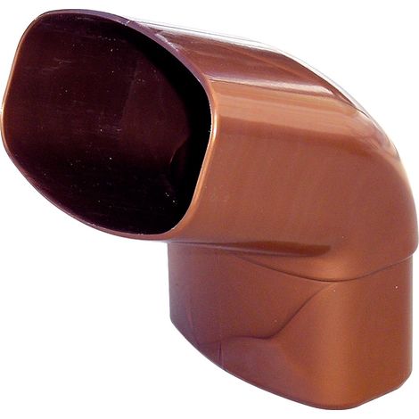 Coude PVC 67°30 MF pour tube BEST Ø92x57 - marron - First Plast (1/2)