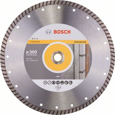 Bosch - Diamanttrennscheibe für Baustoffe 300x20/25,4 mm 2608602586