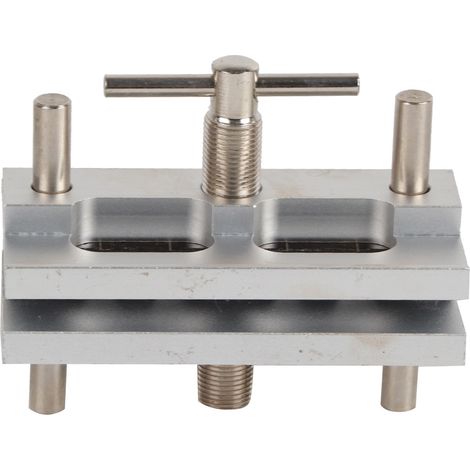 Kit de gabarit de perçage à centrage automatique pour tourillons, guide de perçage, poinçon de repérage pour le travail du bois en acier allié, système britannique (1/5)