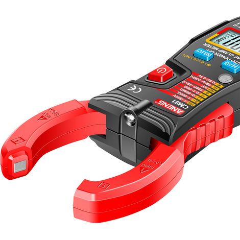 ANENG CM81 Smart-Zangenmessgerät-Multimeter mit 6000 Zählerständen, automatischer Bereichswahl, Voltmeter, Amperemeter, 600 A, Ohmmeter mit Taschenlampe