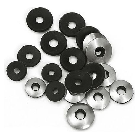 Rondelle plate étanche en néoprène EPDM 14mm – Épaisseur 2.5mm – Lot de 50 pièces pour vis auto-perceuses M4.8 – Résistante à la rouille et à la corrosion (1/5)
