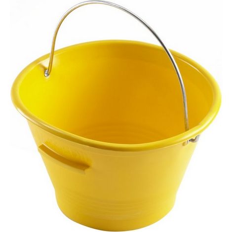 10PZ CARDARELLA IN PLASTICA MEK EDIL Lt. 14 Ø cm. 36 - Gialla