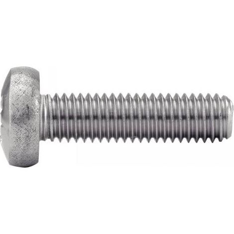 200 Vis à Métaux Tête Cylindrique Pozidriv 3 x 8 mm - DIN 7985 - ISO 7045 - NFE25-121 - UNI 7687 - Inox A4 - D-Work