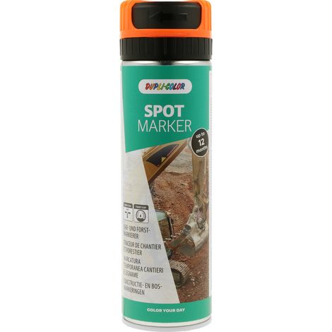 PEINTURE POUR MARQUAGE DE CHANTIER ORANGE DUPLI COLOR 500 ML