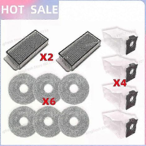 Compatible avec Dreame L40S Pro Ultra/X50s Ultra : brosse latérale, filtre, sac à poussière, module Ag (1/5)