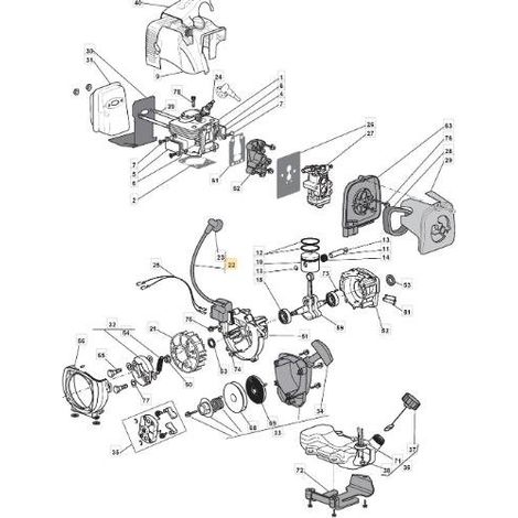 ELEKTRONISCHE SPULE KE04032AB – ORIGINAL STIGA NACHFÜLLUNG – 123044008/0