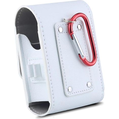 Étui de transport pour télémètre de golf, sacoche de ceinture pour appareils de golf, mini sac robuste en PU avec boucle, blanc (1/5)