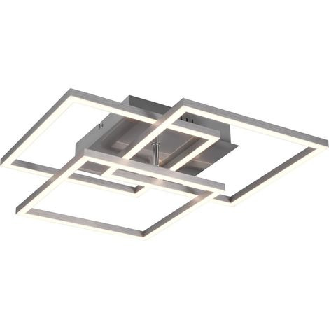 Plafoniera da Interno a LED in Metallo Nickel Opaco (1/5)