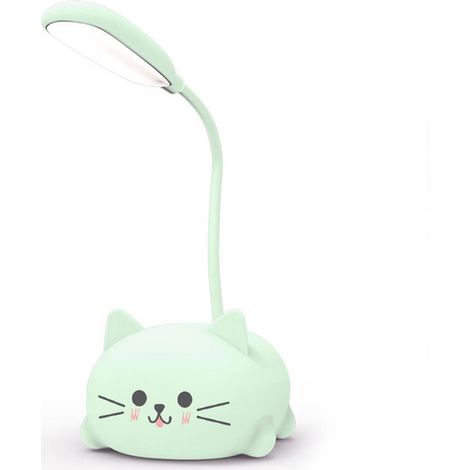 Veilleuse pliable en forme de chatons mignons, lampe de bureau multifonctionnelle et réglable pour la chambre à coucher (1/5)