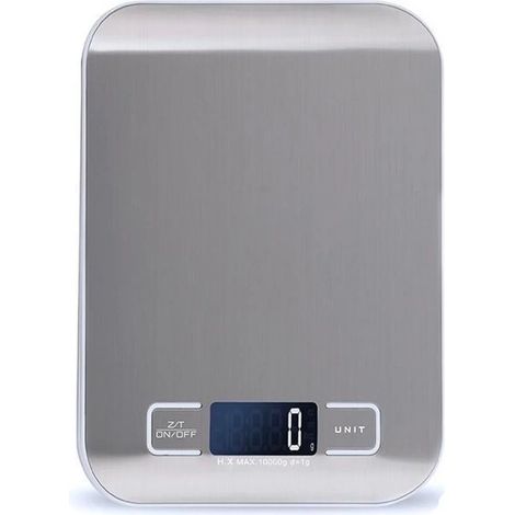 Balance de cuisine 10 kg/1 g avec double plateau de pesée pour la cuisine maison et le barbecue