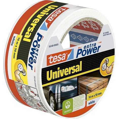 Cinta americana extra power universal blanca 50 mm x 10 m