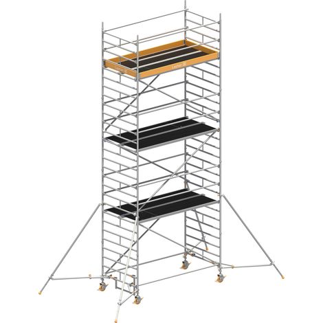 Layher Rollgerüst Uni Breit P2 mit Gerüststützenlänge 2,60m, 8,20m AH (1/4)