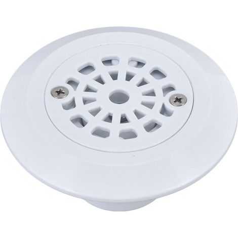 Plastic Swimming Pool Water, Floor Drain Inlet, White Accessory for Swimming Pools, Hot Springs, Spas