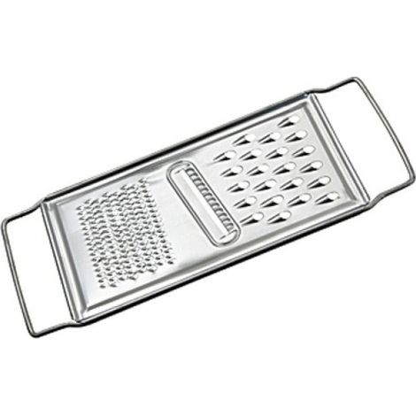 Rallador Cocina Manual Plano 3Usos Inox FackelManual