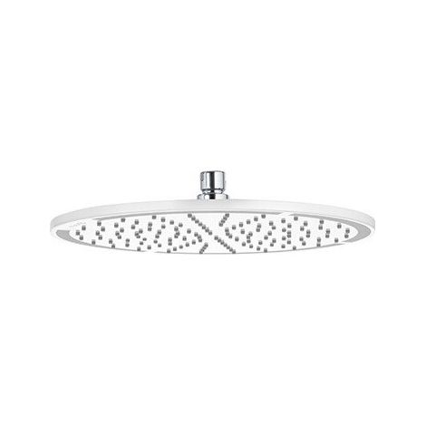A-qa tête de douche métallique 300 mm chromée/blanc