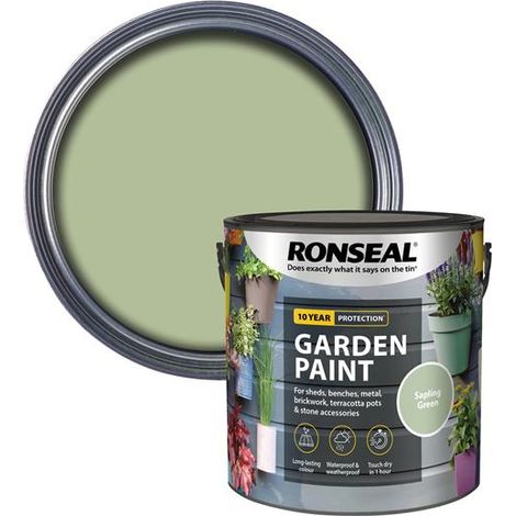 Ronseal Garden Paint Sapling Green 2.5 litre RSLGPSG25L