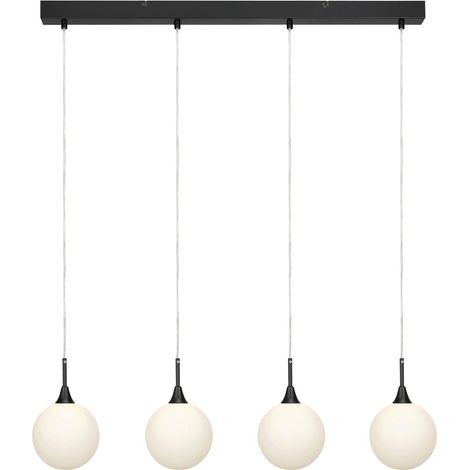 Markslojd QUATTRO - Plafonnier à 4 ampoules, noir, G9 (1/3)