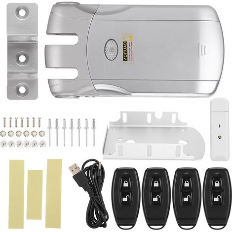 Serrure de porte intelligente Tuya Wifi, télécommande sans fil, antivol, ouverture et fermeture pour la sécurité intérieure de la maison (1/5)