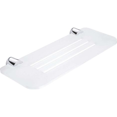 Nimco Bormo - Duschablage, Länge 30 cm, Milsch-Plexiglas / chrom BR X330-26